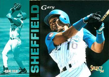 #256 Gary Sheffield - Florida Marlins - 1994 Select Baseball