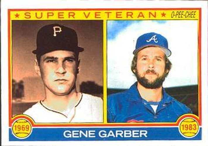 #256 Gene Garber - Pittsburgh Pirates / Atlanta Braves - 1983 O-Pee-Chee Baseball