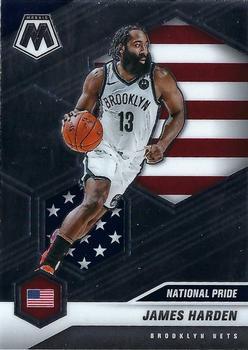 #256 James Harden - Brooklyn Nets - 2020-21 Panini Mosaic Basketball