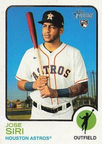 #256 Jose Siri - Houston Astros - 2022 Topps Heritage Baseball