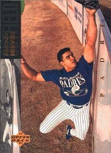 #256 Melvin Nieves - San Diego Padres - 1994 Upper Deck Baseball