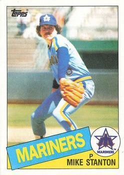 #256 Mike Stanton - Seattle Mariners - 1985 Topps Baseball