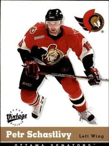 #256 Petr Schastlivy - Ottawa Senators - 2000-01 Upper Deck Vintage Hockey