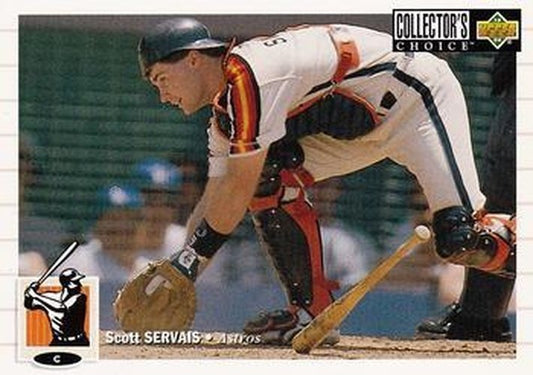 #256 Scott Servais - Houston Astros - 1994 Collector's Choice Baseball