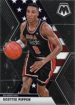 #256 Scottie Pippen - USA - 2019-20 Panini Mosaic Basketball