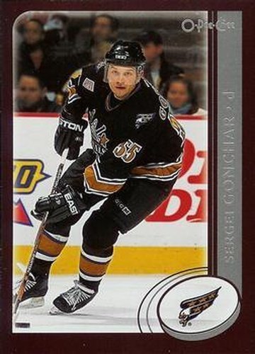 #256 Sergei Gonchar - Washington Capitals - 2002-03 O-Pee-Chee Hockey