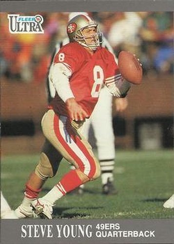 #256 Steve Young - San Francisco 49ers - 1991 Ultra Football