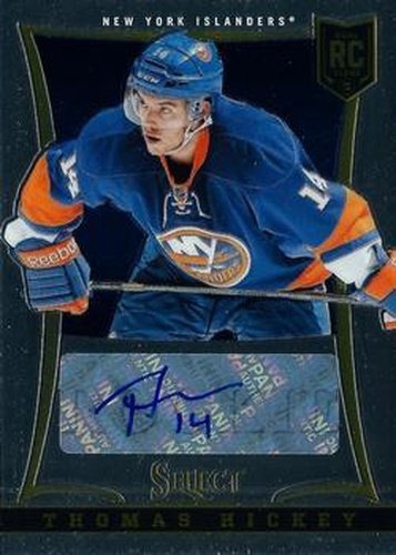#256 Thomas Hickey - New York Islanders - 2013-14 Panini Select Hockey