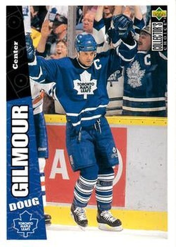 #256 Doug Gilmour - Toronto Maple Leafs - 1996-97 Collector's Choice Hockey