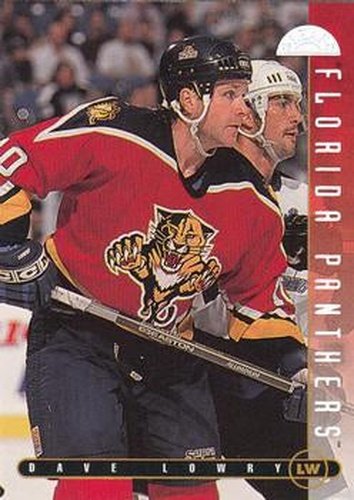 #256 Dave Lowry - Florida Panthers - 1995-96 Leaf Hockey