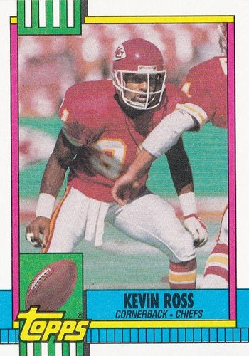 #256 Kevin Ross - Kansas City Chiefs - 1990 Topps Football