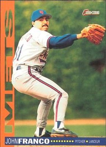 #256 John Franco - New York Mets - 1994 O-Pee-Chee Baseball