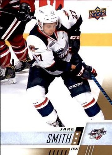 #256 Jake Smith - Windsor Spitfires - 2017-18 Upper Deck CHL Hockey