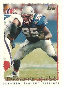 #256 Dwayne Sabb - New England Patriots - 1995 Topps Football