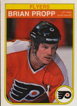 #256 Brian Propp - Philadelphia Flyers - 1982-83 O-Pee-Chee Hockey