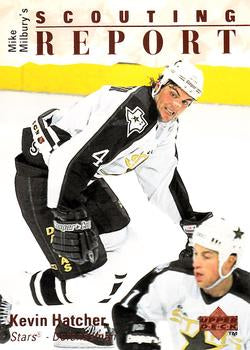 #256 Kevin Hatcher - Dallas Stars - 1995-96 Upper Deck Hockey