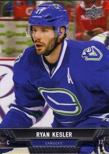 #256 Ryan Kesler - Vancouver Canucks - 2013-14 Upper Deck Hockey