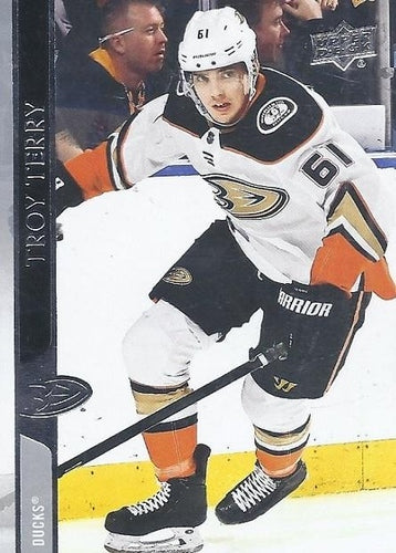 #256 Troy Terry - Anaheim Ducks - 2020-21 Upper Deck Hockey