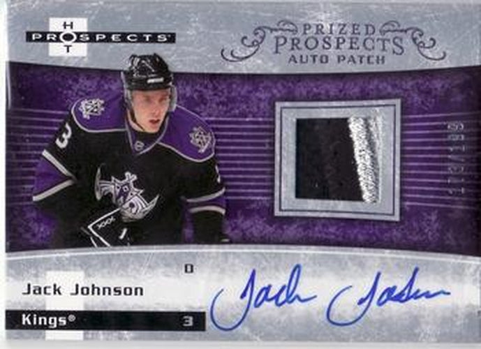 #256 Jack Johnson - Los Angeles Kings - 2007-08 Fleer Hot Prospects Hockey