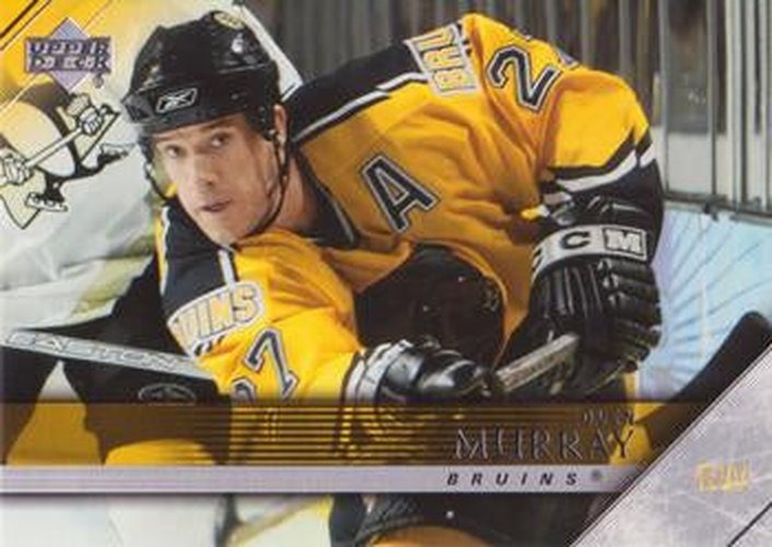 #256 Glen Murray - Boston Bruins - 2005-06 Upper Deck Hockey