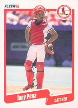 #256 Tony Pena - St. Louis Cardinals - 1990 Fleer USA Baseball