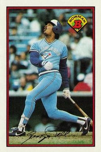 #256 George Bell - Toronto Blue Jays - 1989 Bowman Baseball