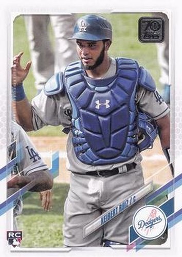 #256 Keibert Ruiz - Los Angeles Dodgers - 2021 Topps Baseball