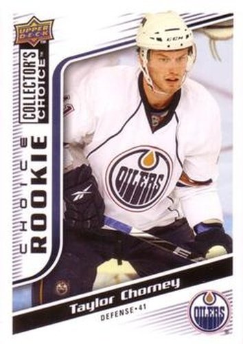 #257 Taylor Chorney - Edmonton Oilers - 2009-10 Collector's Choice Hockey