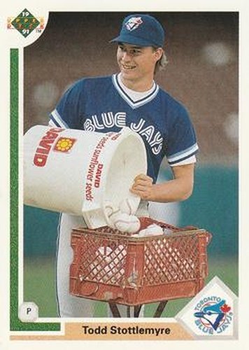 #257 Todd Stottlemyre - Toronto Blue Jays - 1991 Upper Deck Baseball