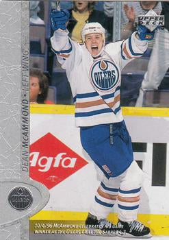 #257 Dean McAmmond - Edmonton Oilers - 1996-97 Upper Deck Hockey
