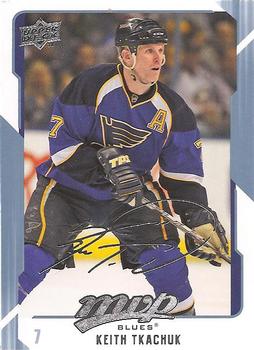 #257 Keith Tkachuk - St. Louis Blues - 2008-09 Upper Deck MVP Hockey