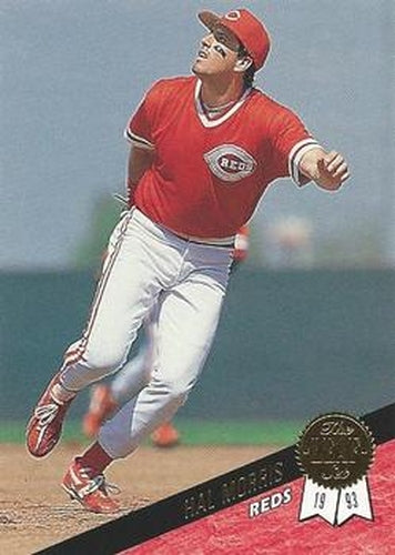 #257 Hal Morris - Cincinnati Reds - 1993 Leaf Baseball