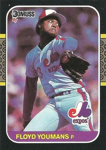 #257 Floyd Youmans - Montreal Expos - 1987 Donruss Baseball