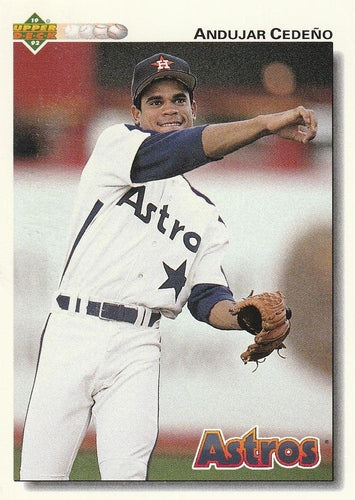 #257 Andujar Cedeno - Houston Astros - 1992 Upper Deck Baseball