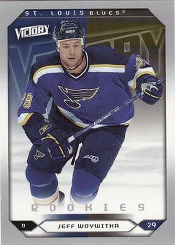 #257 Jeff Woywitka - St. Louis Blues - 2005-06 Upper Deck Victory Hockey