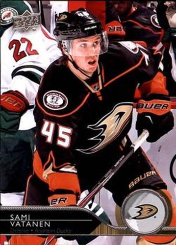 #257 Sami Vatanen - Anaheim Ducks - 2014-15 Upper Deck Hockey