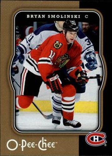 #257 Bryan Smolinski - Montreal Canadiens - 2007-08 O-Pee-Chee Hockey