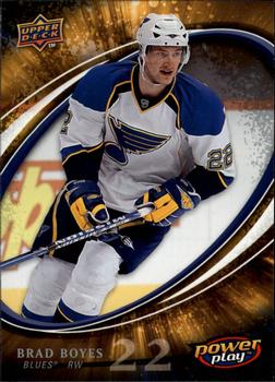 #257 Brad Boyes - St. Louis Blues - 2008-09 Upper Deck Power Play Box Set Hockey