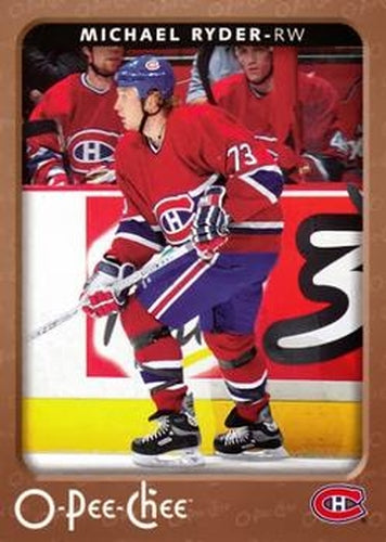 #257 Michael Ryder - Montreal Canadiens - 2006-07 O-Pee-Chee Hockey