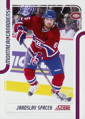 #257 Jaroslav Spacek - Montreal Canadiens - 2011-12 Score Hockey