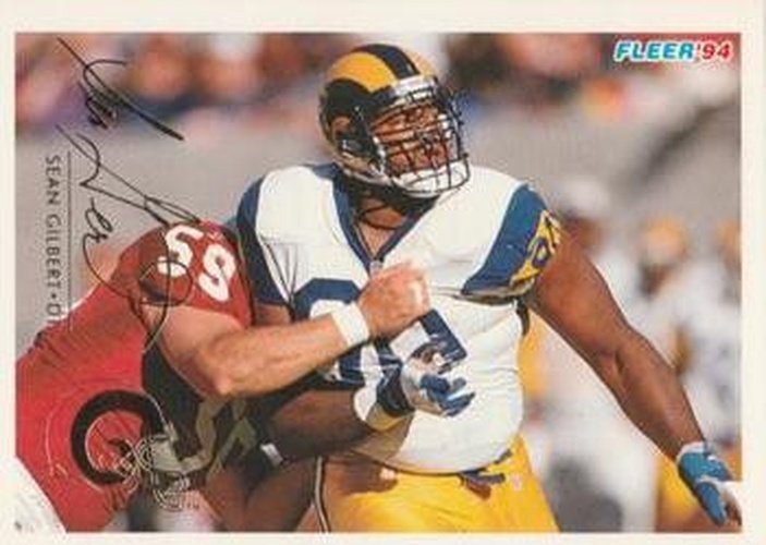 #257 Sean Gilbert - Los Angeles Rams - 1994 Fleer Football