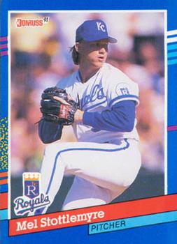 #257 Mel Stottlemyre - Kansas City Royals - 1991 Donruss Baseball