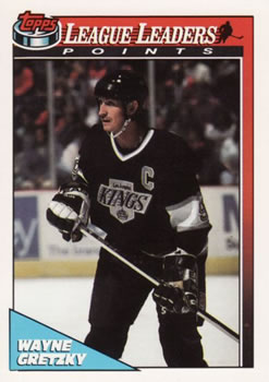 #257 Wayne Gretzky - Los Angeles Kings - 1991-92 Topps Hockey