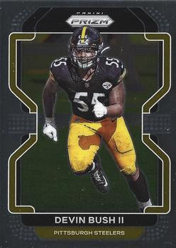 #257 Devin Bush II - Pittsburgh Steelers - 2021 Panini Prizm Football