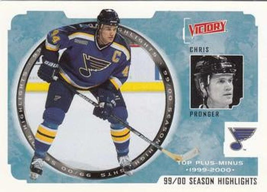 #257 Chris Pronger - St. Louis Blues - 2000-01 Upper Deck Victory Hockey