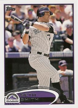 #257 Seth Smith - Colorado Rockies - 2012 Topps Baseball