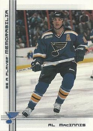 #257 Al MacInnis - St. Louis Blues - 2000-01 Be a Player Memorabilia Hockey