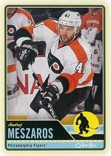 #257 Andrej Meszaros - Philadelphia Flyers - 2012-13 O-Pee-Chee Hockey