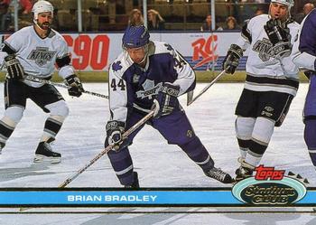 #257 Brian Bradley - Toronto Maple Leafs - 1991-92 Stadium Club Hockey