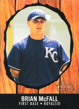 #257 Brian McFall - Kansas City Royals - 2003 Bowman Heritage Baseball